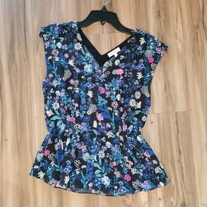 Floral Rebecca Taylor Top - altered to fit size 2